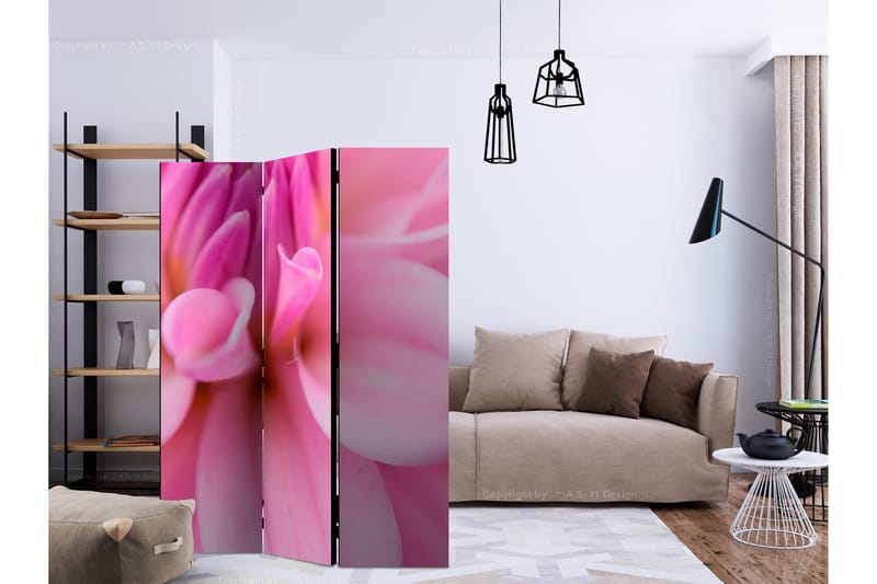 Rumsavdelare Flower Petals - Dahlia 135x172 cm - Artgeist sp. z o. o. - Inredning & dekor - Dekor & inredningsdetaljer - Rumsavdelare