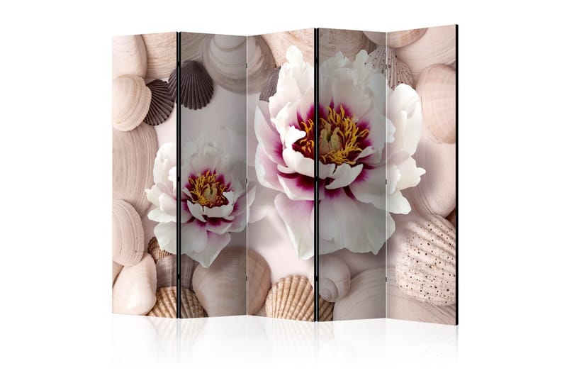 Rumsavdelare - Flowers and Shells II 225x172, Artgeist sp. z o. o.