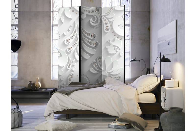 Rumsavdelare Flowers In Crystals 135x172 - Artgeist sp. z o. o. - Inredning & dekor - Dekor & inredningsdetaljer - Rumsavdelare