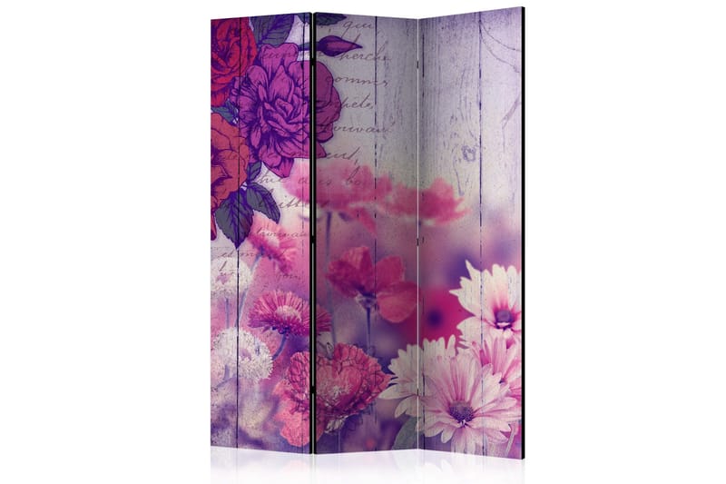 Rumsavdelare - Flowers Memories 135x172, Artgeist sp. z o. o.