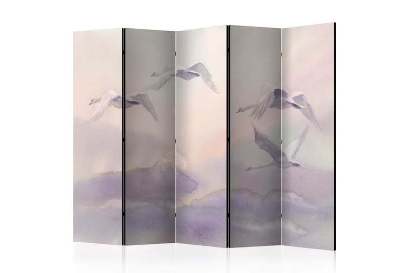 Rumsavdelare - Flying Swans II 225x172, Artgeist sp. z o. o.