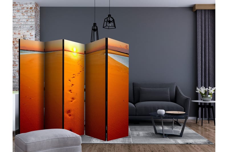 Rumsavdelare - Footprints in the sand II 225x172 - Artgeist sp. z o. o. - Inredning & dekor - Dekor & inredningsdetaljer - Rumsavdelare