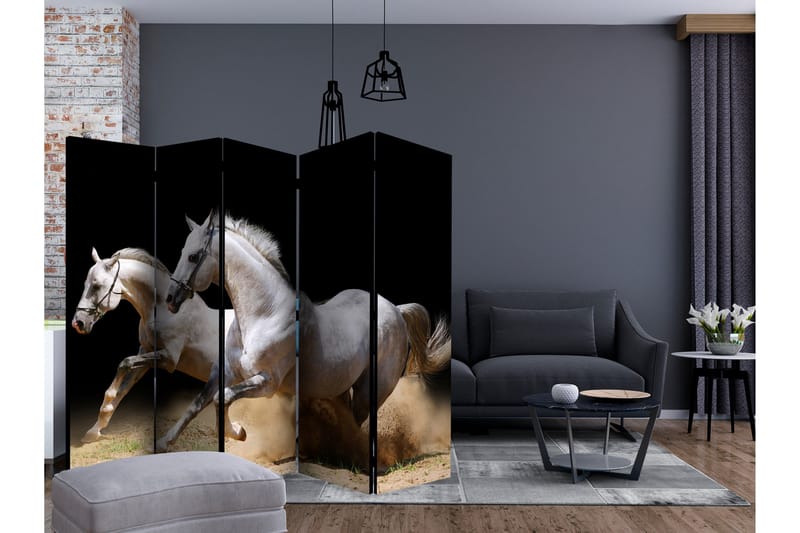 Rumsavdelare - Galloping horses on the sand II 225x172 - Artgeist sp. z o. o. - Inredning & dekor - Dekor & inredningsdetaljer - Rumsavdelare