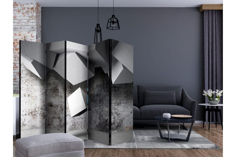 Rumsavdelare - Geometric rain II 225x172 - Artgeist sp. z o. o. - Inredning & dekor - Dekor & inredningsdetaljer - Rumsavdelare