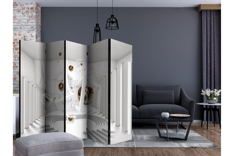 Rumsavdelare - Geometrical Corridor  II 225x172 - Artgeist sp. z o. o. - Inredning & dekor - Dekor & inredningsdetaljer - Rumsavdelare