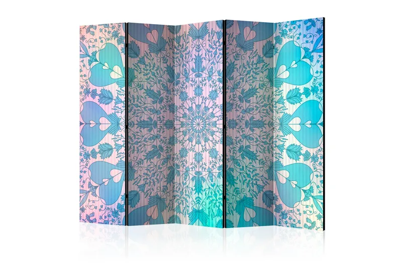 Rumsavdelare Girly Mandala Blue II 225x172 cm - Artgeist sp. z o. o. - Inredning & dekor - Dekor & inredningsdetaljer - Rumsavdelare