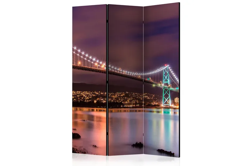 Rumsavdelare Glow Above the City 135x172 cm - Artgeist sp. z o. o. - Inredning & dekor - Dekor & inredningsdetaljer - Rumsavdelare