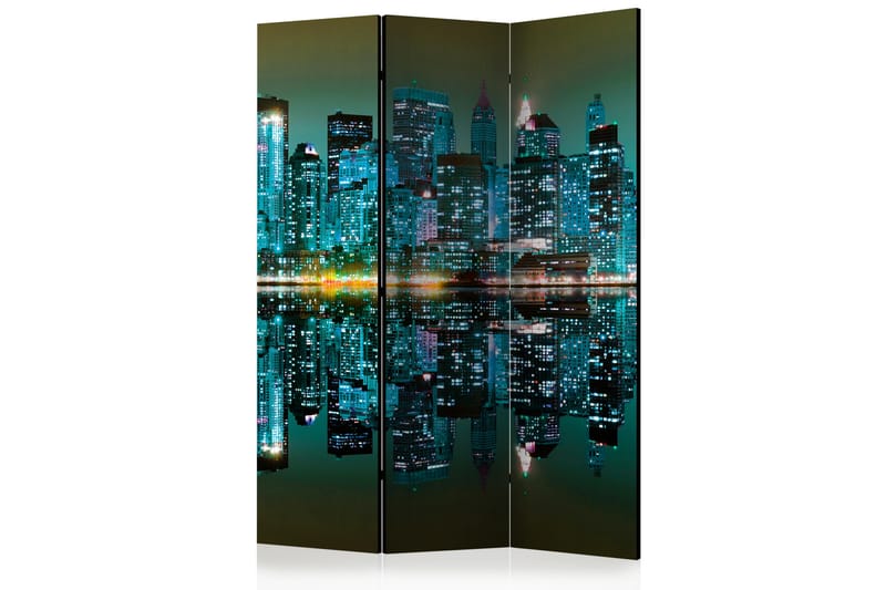 RUMSAVDELARE Gold Reflections - NYC 135x172 cm - Artgeist sp. z o. o. - Inredning & dekor - Dekor & inredningsdetaljer - Rumsavdelare