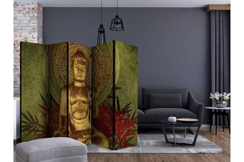 Rumsavdelare - Golden Buddha II 225x172 - Artgeist sp. z o. o. - Inredning & dekor - Dekor & inredningsdetaljer - Rumsavdelare