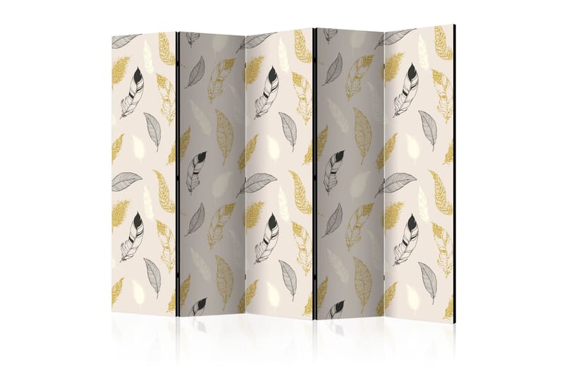 Rumsavdelare Golden Feathers II 225x172 cm, Artgeist sp. z o. o.