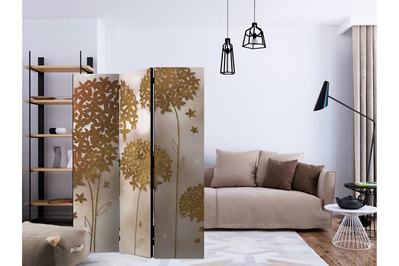 Rumsavdelare - Golden Garden 135x172 - Artgeist sp. z o. o. - Inredning & dekor - Dekor & inredningsdetaljer - Rumsavdelare