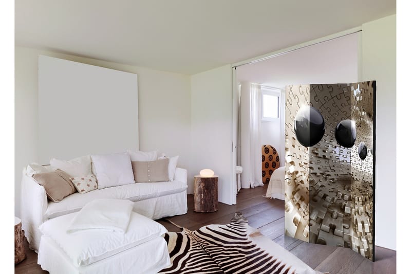 Rumsavdelare Golden Jigsaw 135x172 - Artgeist sp. z o. o. - Inredning & dekor - Dekor & inredningsdetaljer - Rumsavdelare