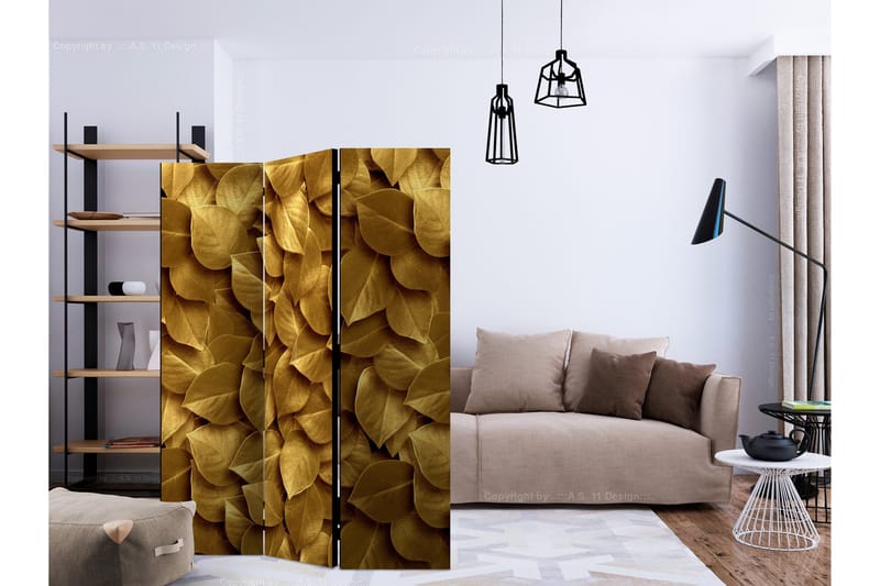Rumsavdelare - Golden Leaves 135x172 - Artgeist sp. z o. o. - Inredning & dekor - Dekor & inredningsdetaljer - Rumsavdelare
