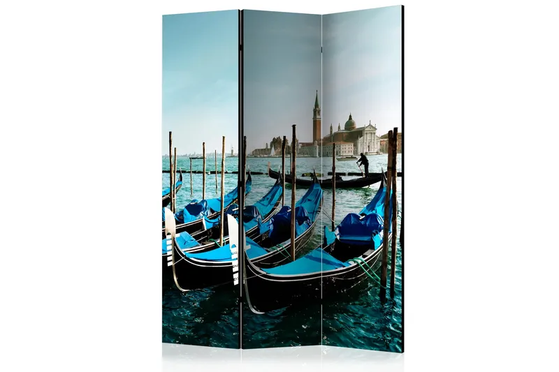 Rumsavdelare Gondolas on the Grand Canal, Venice 135x172 cm - Artgeist sp. z o. o. - Inredning & dekor - Dekor & inredningsdetaljer - Rumsavdelare