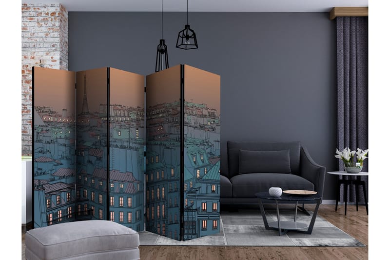 Rumsavdelare - Good evening Paris! II 225x172 - Artgeist sp. z o. o. - Inredning & dekor - Dekor & inredningsdetaljer - Rumsavdelare