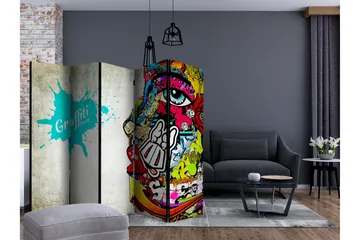 Rumsavdelare - Graffiti beauty II 225x172 - Artgeist sp. z o. o. - Inredning & dekor - Dekor & inredningsdetaljer - Rumsavdelare