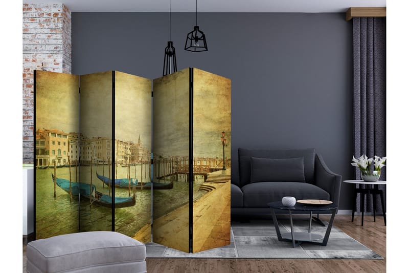 Rumsavdelare - Grand Canal, Venice (Vintage) II 225x172 - Artgeist sp. z o. o. - Inredning & dekor - Dekor & inredningsdetaljer - Rumsavdelare