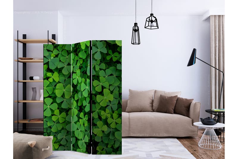 Rumsavdelare - Green Clover 135x172 - Artgeist sp. z o. o. - Inredning & dekor - Dekor & inredningsdetaljer - Rumsavdelare