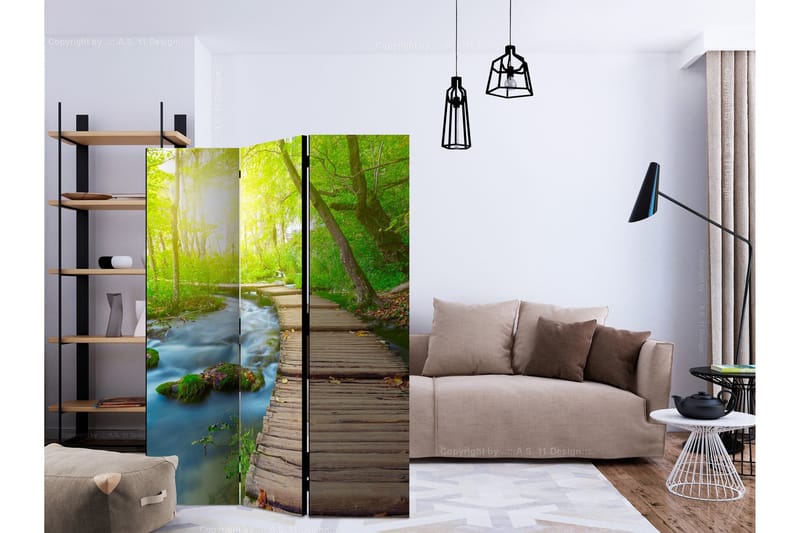 Rumsavdelare - Green forest 135x172 - Artgeist sp. z o. o. - Inredning & dekor - Dekor & inredningsdetaljer - Rumsavdelare