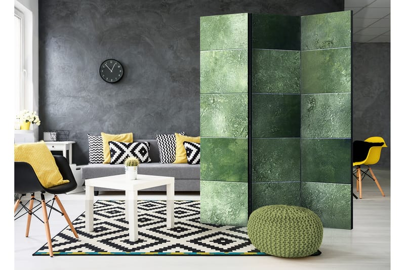 RUMSAVDELARE Green Puzzle 135x172 - Artgeist sp. z o. o. - Inredning & dekor - Dekor & inredningsdetaljer - Rumsavdelare