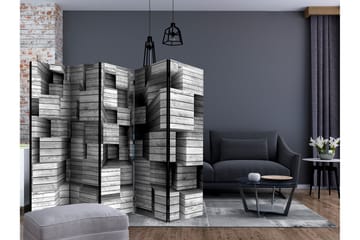 Rumsavdelare - Grey Precision II 225x172 - Artgeist sp. z o. o. - Inredning & dekor - Dekor & inredningsdetaljer - Rumsavdelare