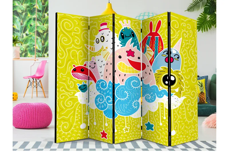Rumsavdelare Happy Creatures II 225x172 cm - Artgeist sp. z o. o. - Inredning & dekor - Dekor & inredningsdetaljer - Rumsavdelare