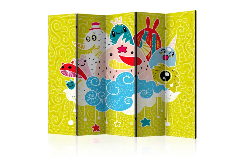 Rumsavdelare Happy Creatures II 225x172 cm - Artgeist sp. z o. o. - Inredning & dekor - Dekor & inredningsdetaljer - Rumsavdelare