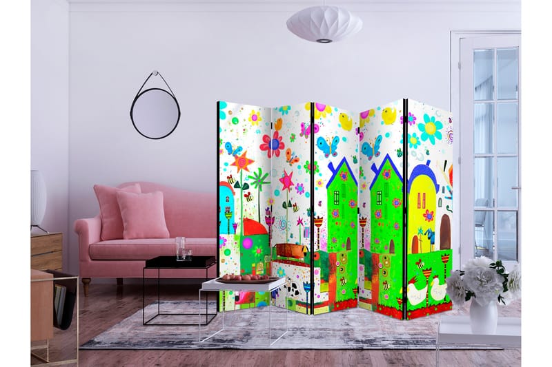 RUMSAVDELARE Happy Farm 225x172 - Artgeist sp. z o. o. - Inredning & dekor - Dekor & inredningsdetaljer - Rumsavdelare