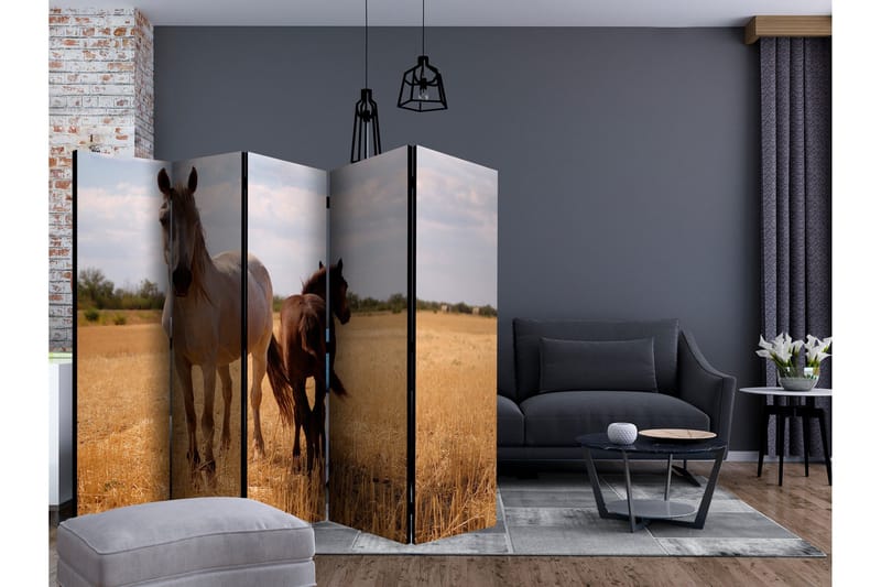 Rumsavdelare - Horse and foal II 225x172 - Artgeist sp. z o. o. - Inredning & dekor - Dekor & inredningsdetaljer - Rumsavdelare