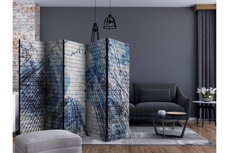 Rumsavdelare - Inky New York II 225x172 - Artgeist sp. z o. o. - Inredning & dekor - Dekor & inredningsdetaljer - Rumsavdelare
