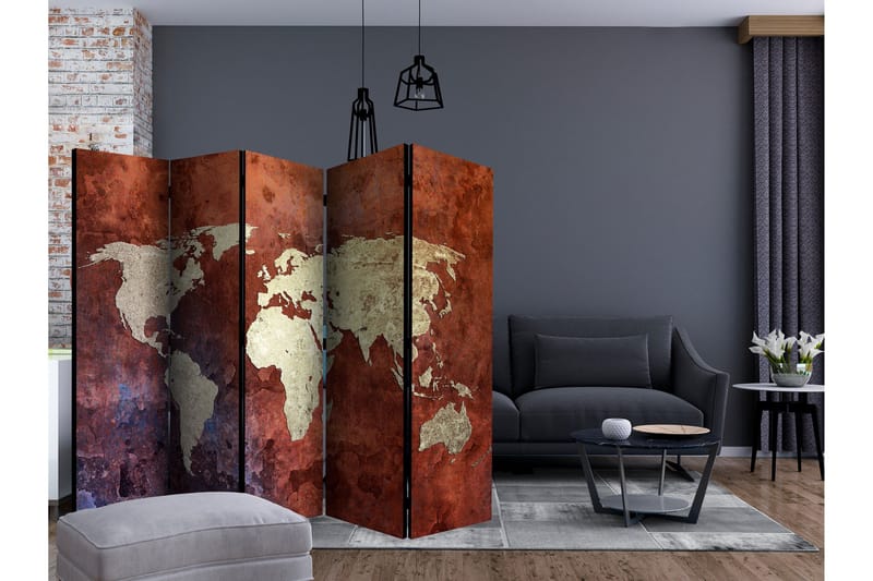 Rumsavdelare - Iron continents II 225x172 - Artgeist sp. z o. o. - Inredning & dekor - Dekor & inredningsdetaljer - Rumsavdelare