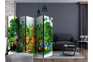 Rumsavdelare - Jungle Animals II 225x172 - Artgeist sp. z o. o. - Inredning & dekor - Dekor & inredningsdetaljer - Rumsavdelare