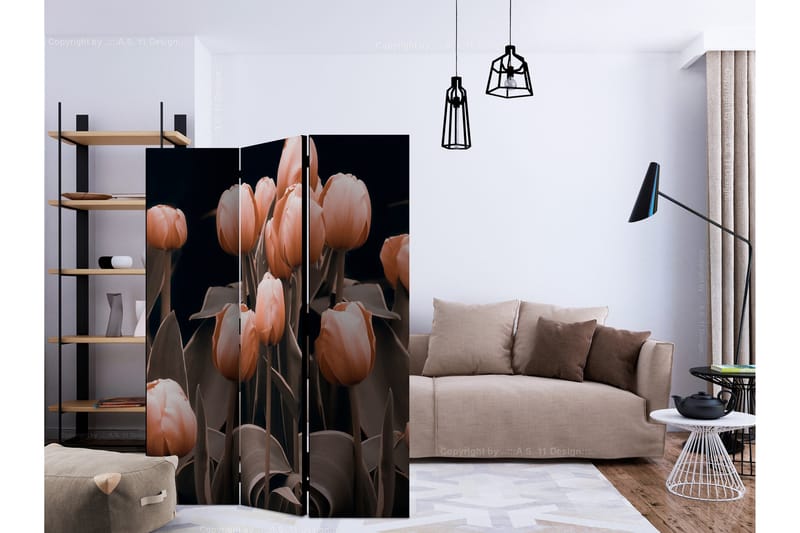 Rumsavdelare Ladies Among the Flowers 135x172 cm - Artgeist sp. z o. o. - Inredning & dekor - Dekor & inredningsdetaljer - Rumsavdelare