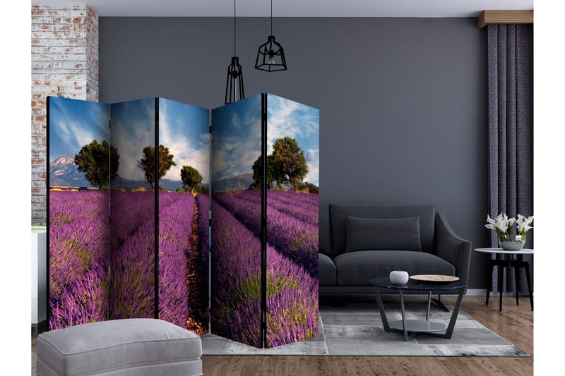Rumsavdelare Lavender Field in Provence 225x172 cm - Artgeist sp. z o. o. - Inredning & dekor - Dekor & inredningsdetaljer - Rumsavdelare