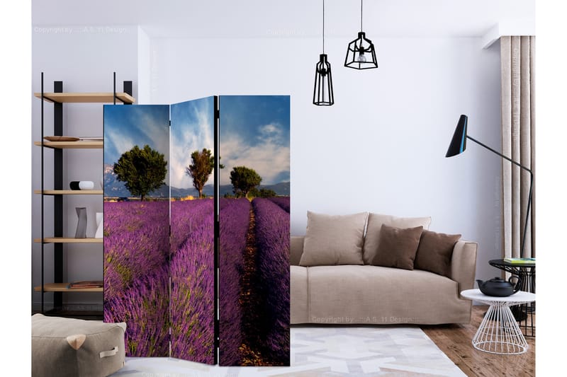 RUMSAVDELARE Lavender Field in Provence, France 135x172 cm - Artgeist sp. z o. o. - Inredning & dekor - Dekor & inredningsdetaljer - Rumsavdelare