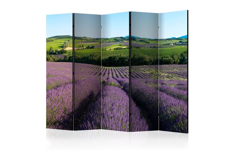 RUMSAVDELARE Lavender Fields II 225x172 cm - Artgeist sp. z o. o. - Rumsavdelare