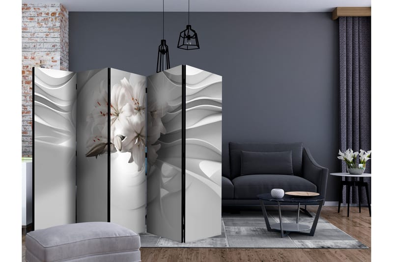 Rumsavdelare - Lilies in the Tunnel II 225x172 - Artgeist sp. z o. o. - Inredning & dekor - Dekor & inredningsdetaljer - Rumsavdelare