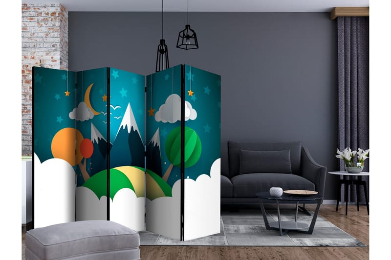 Rumsavdelare - Little Traveller II 225x172 - Artgeist sp. z o. o. - Inredning & dekor - Dekor & inredningsdetaljer - Rumsavdelare