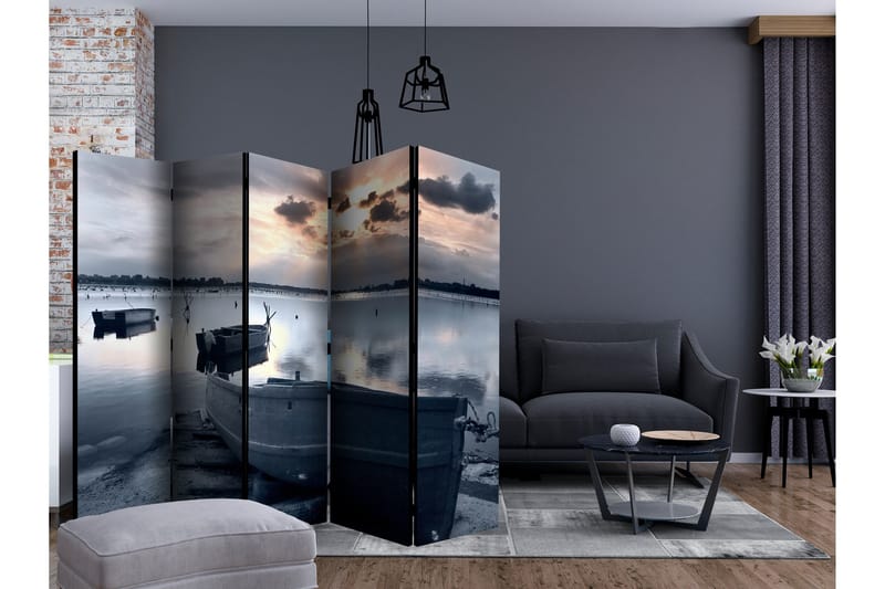 Rumsavdelare - Little port boats II 225x172 - Artgeist sp. z o. o. - Inredning & dekor - Dekor & inredningsdetaljer - Rumsavdelare