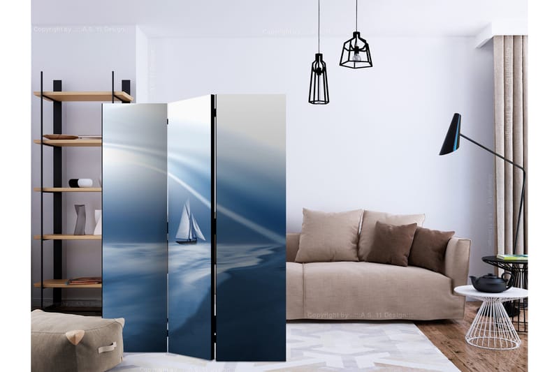 Rumsavdelare Lonely Sail Drifting 135x172 cm - Artgeist sp. z o. o. - Inredning & dekor - Dekor & inredningsdetaljer - Rumsavdelare