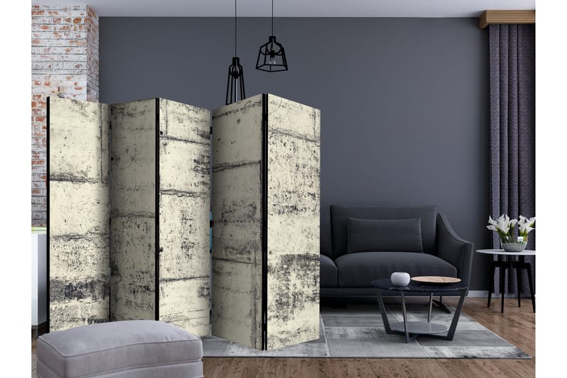 Rumsavdelare Love the Concrete II 225x172 cm - Artgeist sp. z o. o. - Inredning & dekor - Dekor & inredningsdetaljer - Rumsavdelare