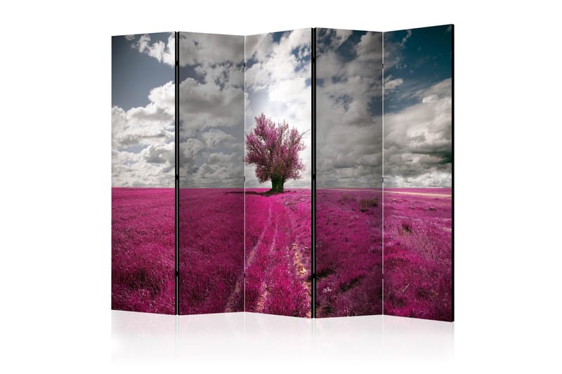 RUMSAVDELARE Magenta Meadow II 225x172 cm - Artgeist sp. z o. o. - Rumsavdelare