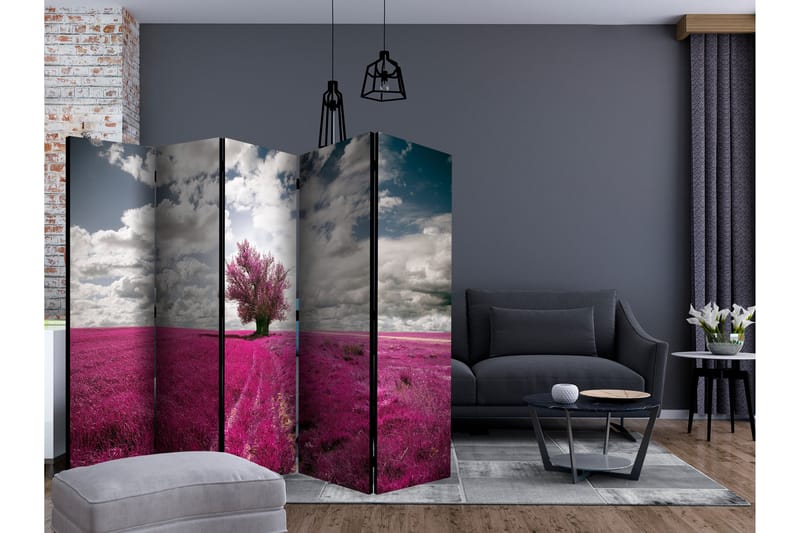 RUMSAVDELARE Magenta Meadow II 225x172 cm - Artgeist sp. z o. o. - Inredning & dekor - Dekor & inredningsdetaljer - Rumsavdelare