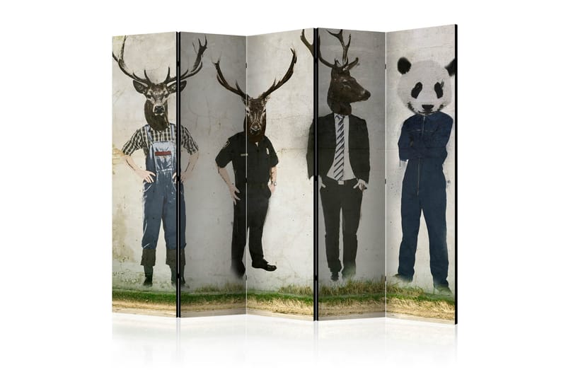RUMSAVDELARE Man Or Animal? II 225x172 cm - Artgeist sp. z o. o. - Inredning & dekor - Dekor & inredningsdetaljer - Rumsavdelare