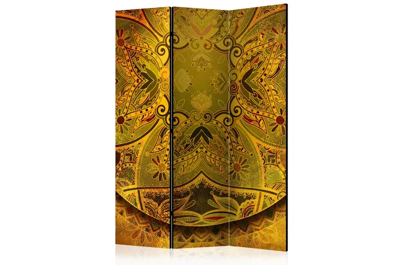 Rumsavdelare Mandala: Golden Power I 135x172 cm - Artgeist sp. z o. o. - Inredning & dekor - Dekor & inredningsdetaljer - Rumsavdelare