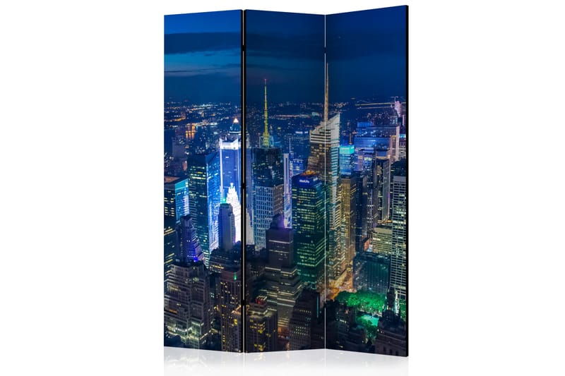 RUMSAVDELARE Manhattan - Night 135x172 cm - Artgeist sp. z o. o. - Rumsavdelare