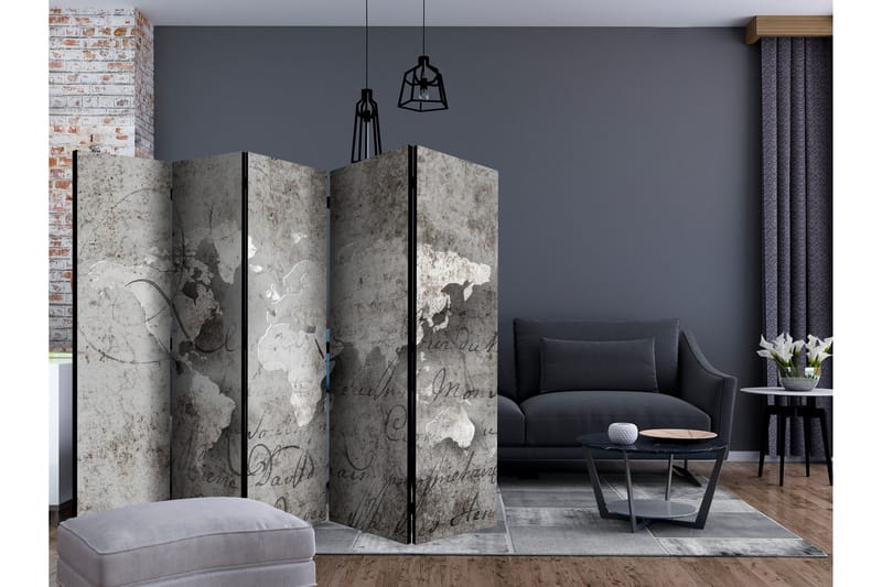 Rumsavdelare - Map and letter II 225x172 - Artgeist sp. z o. o. - Inredning & dekor - Dekor & inredningsdetaljer - Rumsavdelare