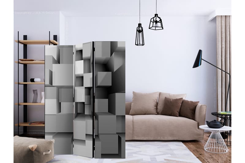 Rumsavdelare - Mechanical Symmetry 135x172 - Artgeist sp. z o. o. - Inredning & dekor - Dekor & inredningsdetaljer - Rumsavdelare