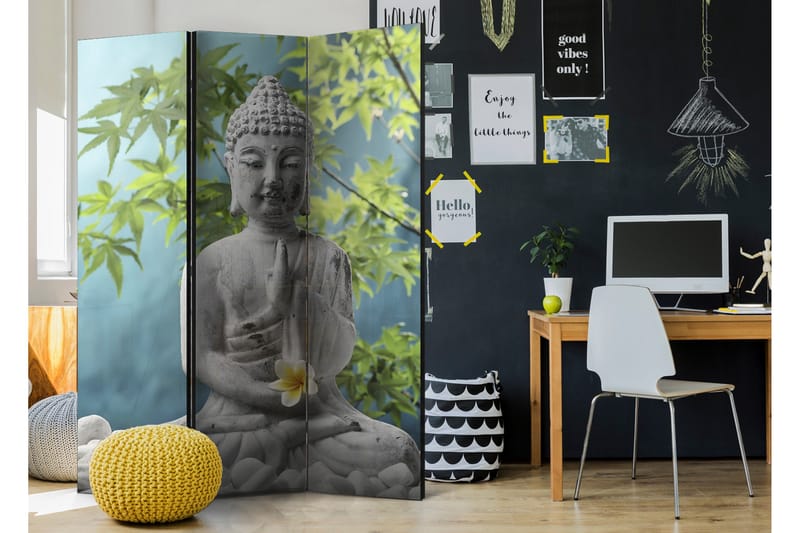 Rumsavdelare Meditating Buddha 135x172 - Artgeist sp. z o. o. - Inredning & dekor - Dekor & inredningsdetaljer - Rumsavdelare