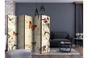 Rumsavdelare - Melodies of butterflies II 225x172 - Artgeist sp. z o. o. - Inredning & dekor - Dekor & inredningsdetaljer - Rumsavdelare